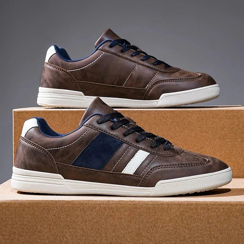 Zapatillas Casuales de Hombre con Puntera Ancha y Suela TPR de Perfil Bajo